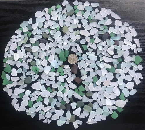 Sea glass from scarborough - glass,