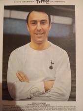 Typhoo Tea Football Card of Jimmy Greaves