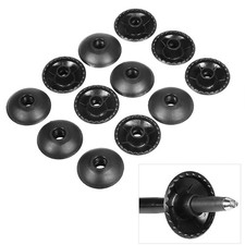 C-12PCS Black Pole Round Snow