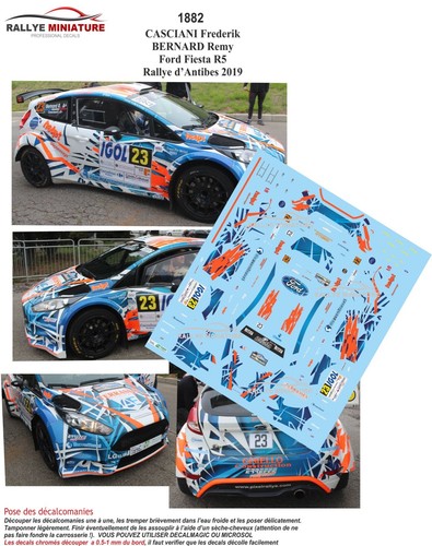Decals ref 1882 - 1/43,