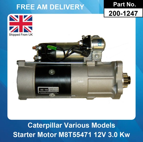 Starter motor for caterpillar - motor,