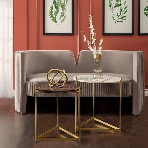 Prestbury gold metal orb - metal,