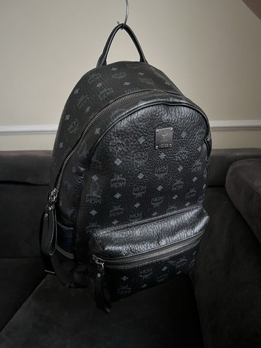 Mcm black nappa - leather,