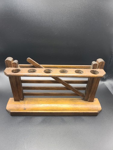 Wooden pipe rack for - pipe,