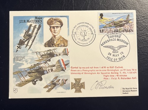 Mccudden raf signed - vc,
