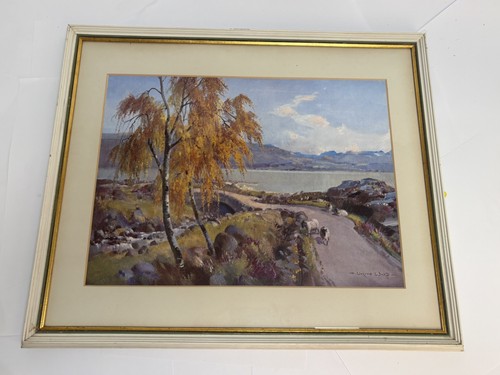 Vintage framed vernon ward - framed,