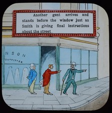 ANTIQUE Magic Lantern Slide
