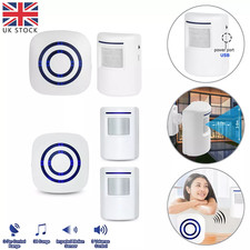 Wireless Driveway Alarm Doorbell Motion Sensor Alarm Detector Home Security