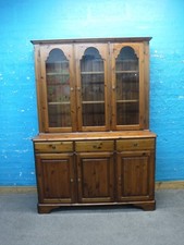 DUCAL SOLID WOOD WELSH DRESSER / DISPLAY CABINET - 3DRAWER 6DOOR - MORE LISTED
