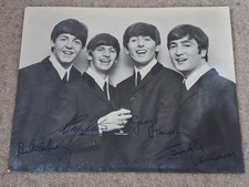 The Beatles Signed Autographed