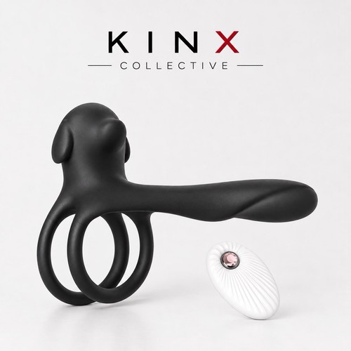 Black vibrating cock - vibrating,
