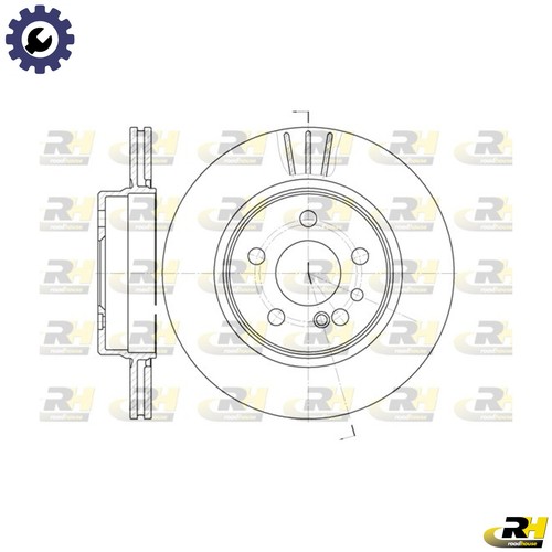 Brake disc 6343 for - brake,