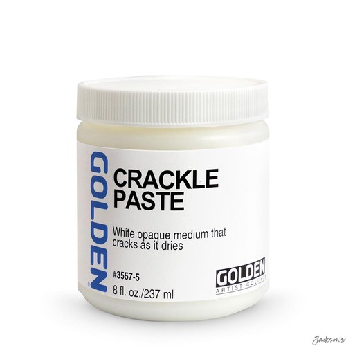 Golden crackle paste thick - golden,