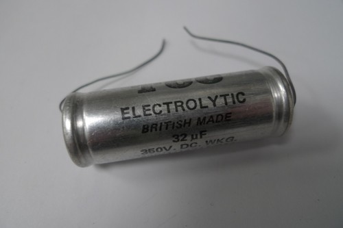 Capacitor electrolytic plessey - electrolytic,