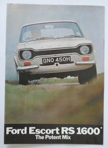 Ford escort rs1600 - rs1600, orig