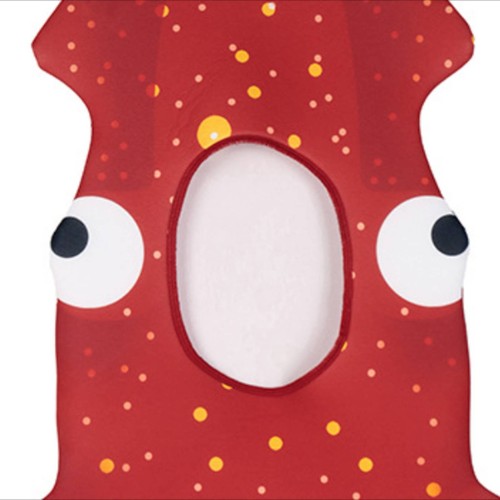 Red sea creature suit - red,