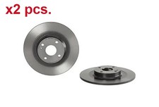 X2 PCS REAR BRAKE DISC ROTOS