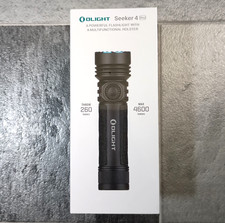 Olight Seeker 4 Pro 4600 Lumens Rechargeable Flashlight Cool White LED Torch