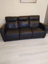 Italsofa 3 Seater Black