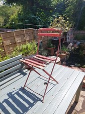 Vintage French Folding Cafe Bistro Chair (B)