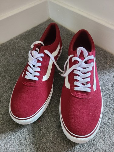 Burgundy vans trainers size - vans,