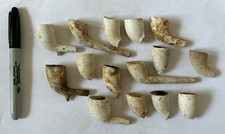 Small Clay Pipe Bowls x 15 (Bubble Pipes)