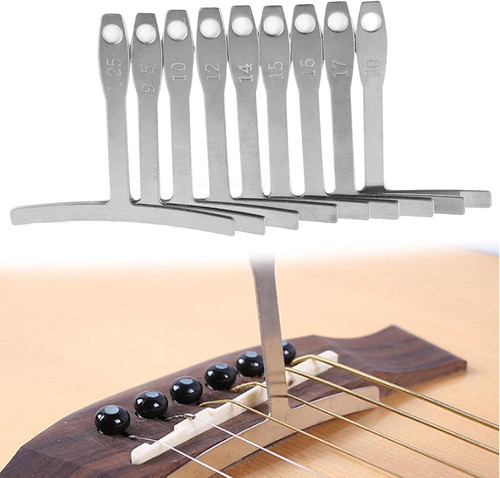 Guitar radius gauge - radius, gauge,9