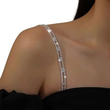 Rhinestones Bra Shoulder