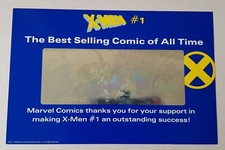 x men #1 "the best selling comic of all time", retailers promo hologram sheet