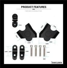 Black bridge booster handlebar