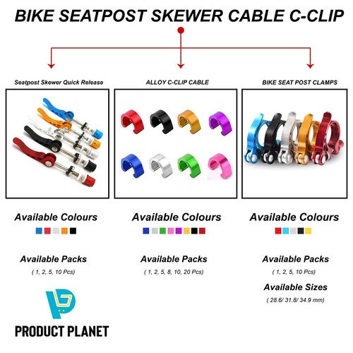 Bike seat post clamp - post, quick