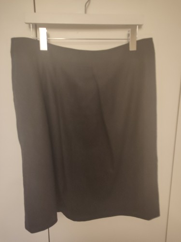 Kew wool black skirt patch - black,