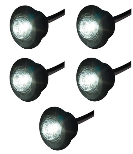 24v white led marker - white,