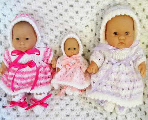 Dolls clothes knitting - knitting, pattern