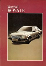 Vauxhall Royale 1980 UK Market Sales Brochure Saloon Coupe 2800