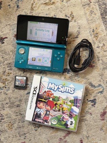 Nintendo 3ds pal aqua blue - 3ds,