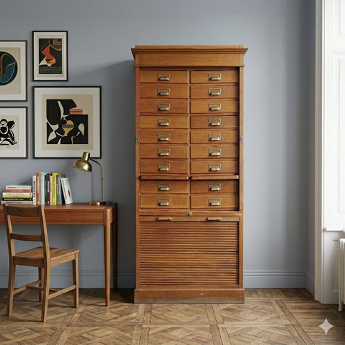 Antique filing cabinet art - antique,