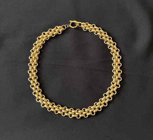18k gold plated panther link - 18k,