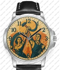 Russia CCCP Unique Post Style Art Stylish Wrist Watch