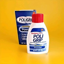 Super Poligrip Denture Powder Adhesive Fixative Powder 45g 