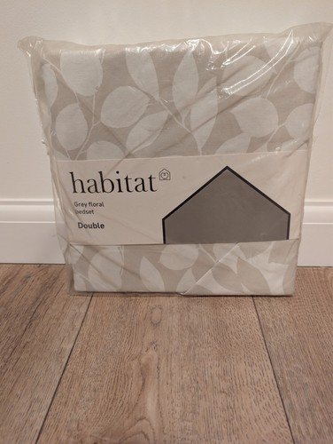 Habitat grey floral - habitat, double