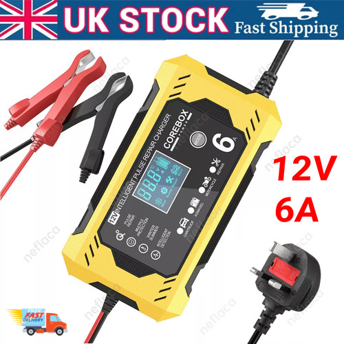 12v car battery charger - 6a,