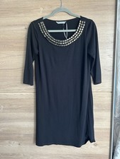 Sophie Gray Black And Gold Occasion Dress Size 12