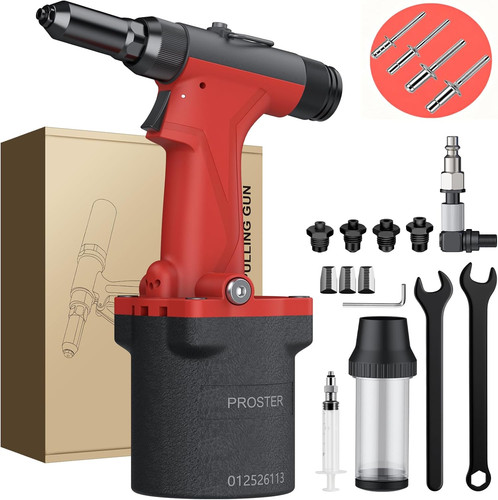 Pneumatic rivet gun - gun,, 4500lbf