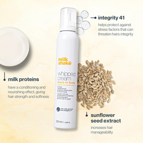 Milk shake whipped - whipped, cream
