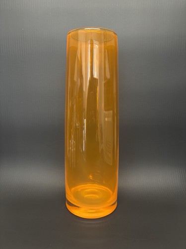 Large orange glass - orange,