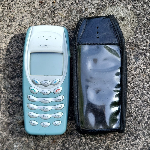 Nokia 3310 blue bar - bar, mobile