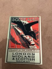 Lms scotland train print - scotland, a3