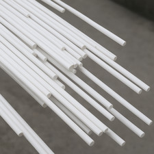 5x 400cm Roman Blind Rods 4mm Fibreglass Rods with End Caps High Quality