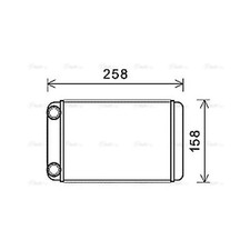 Heat Exchanger For Opel Zafira C 2.0 CDTI AVA Exchanger Interior 13287939
